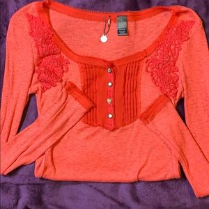 Red long sleeve